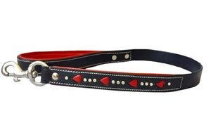 Arete Queen of Hearts Matching Leash - Red