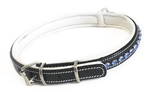 Royal Blue Stone Petite Luxury Dog Collar
